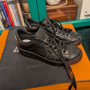 Golden Goose Black Leather